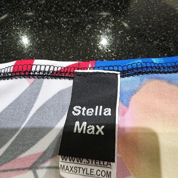 Abstract Floral Pattern Dress - Picture 5 of 6